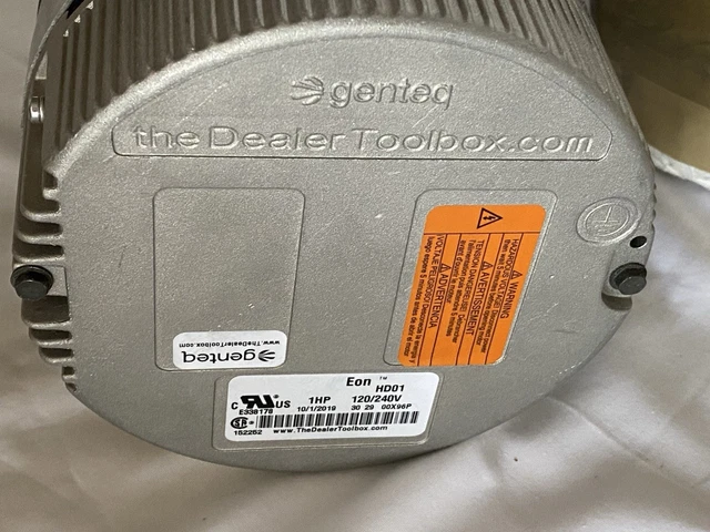 Moteur De Ventilateur Genteq Eon HD08 - 1/3 CV, 120/240/277V, Pour Systèmes CVC Carrier Et Universels, Occasion Testé