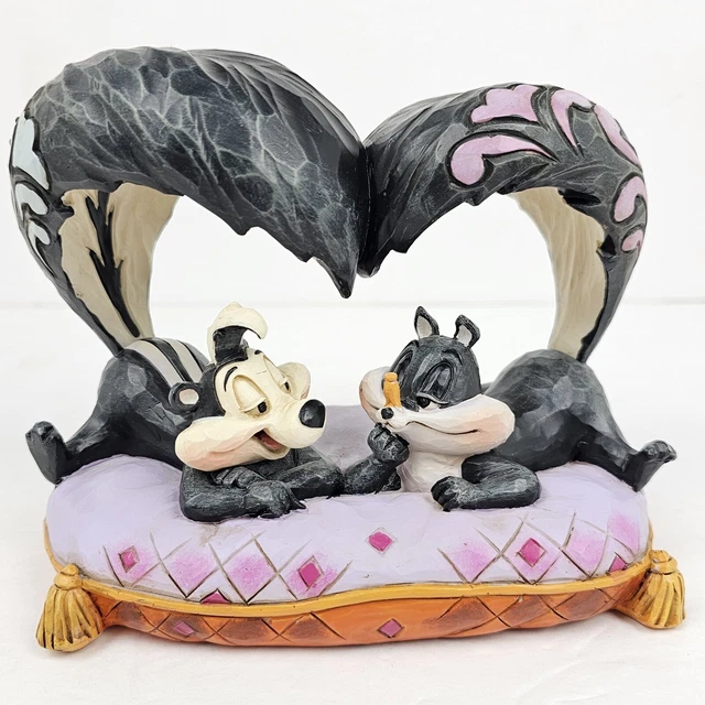 RARE Jim Shore Enesco Looney Tunes Figurine Pepe Le Pew & Penelope 4055769