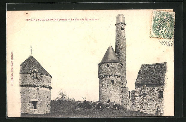 CPA Juvigny-sous-Andaine, La Tour de Bonvouloir 1907