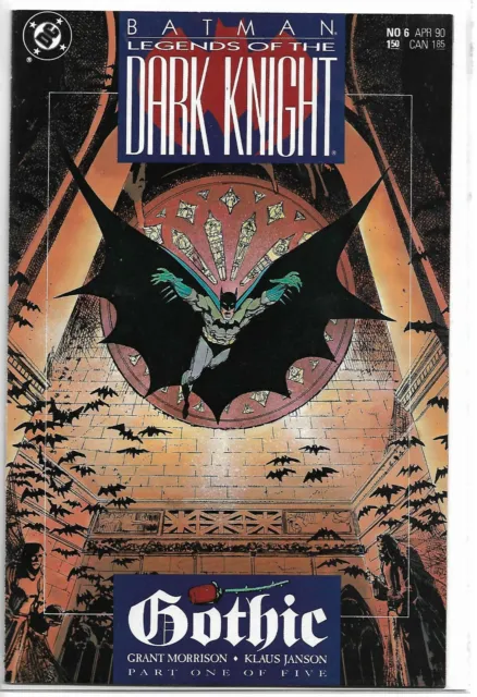 Batman Legends Of The Dark Knight #6 DC Comics 1990 NM/Mint GOTHIC