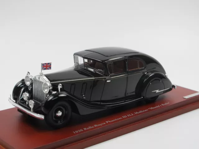 TSM Model TSM124363 1936 Rolls-Royce Phantom III Mulliner "Monty's Rolls"  1/43