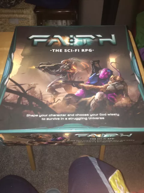 FAITH - THE SCI-FI RPG adult role playing board game BURNING GAMES 2015 Complete