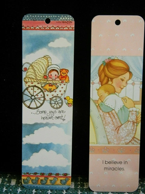 2 Bookmark Gift Tags with a Newborn Theme