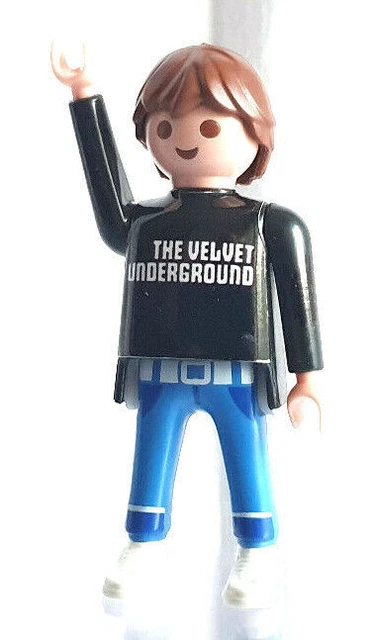 Playmobil Rocker Avec T-shirt MUSE - Figurine Musicien Vintage - Occasion Parfait état