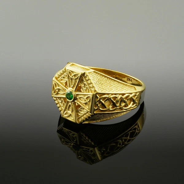 Anello con sales croce celtica