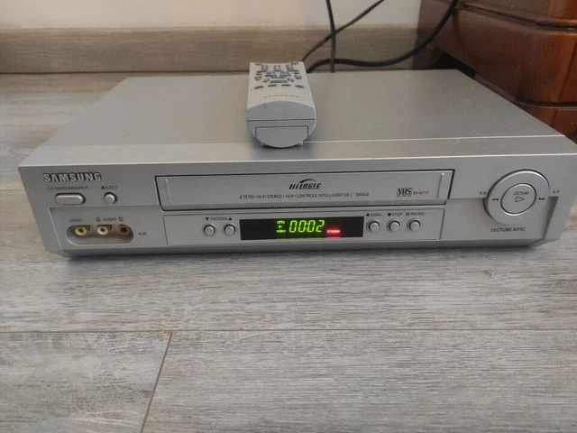 Magnétoscope VHS SAMSUNG SV651F  6 TETES VCR NICAM NTSC PAL SECAM ROBUSTE