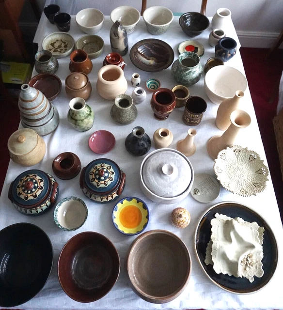 Large Mixed Lot Vintage Studio Pottery