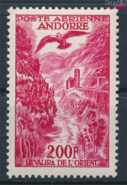 Briefmarken Andorra - Französische Post 1955 Mi 159 postfrisch (10368393