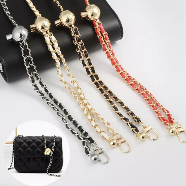 Chain Adjustable Length Strap Golden Balls Chain Replacement Shoulder Strap