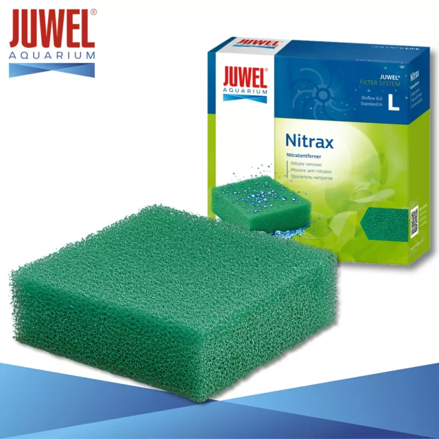 Juwel Nitrax Eliminador de Nitratos L Acuario Medio Filtrado Esponja Guata Flies