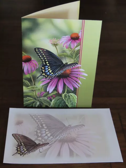 Tree Free Greeting Card A Moment's Rest Eco Friendly Cards Butterfly Gift Frame