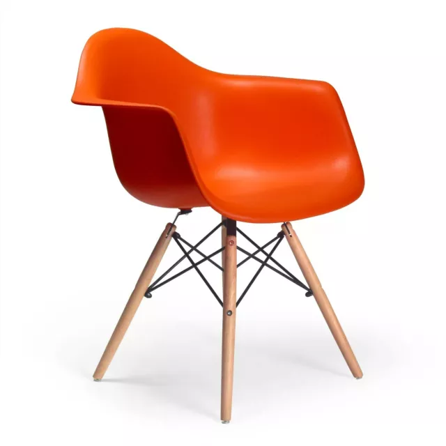 new AllModern orange arm chair set of 2 