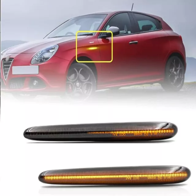 Coppia Frecce Laterali Fume' Progressive Dinamiche A Led Alfa Romeo Giulietta