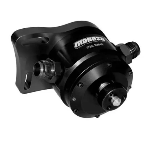 Moroso 22642 Vacuum Pump Racing 4-Vane Aluminum Black Anodized NEW