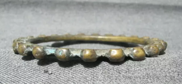 Old Naga Burma Bronze Bracelet 2