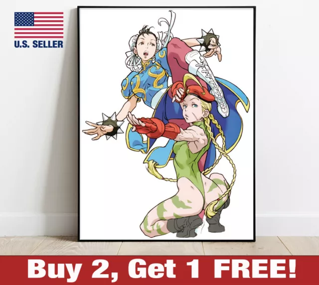 Street Fighter 4 Cammy 18 x 24 Poster Print Game Room Man Cave