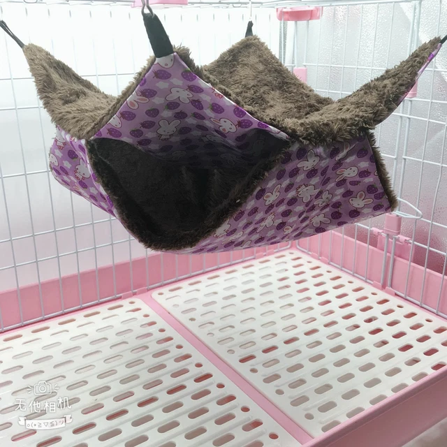 Hamster Hammock Ferret Rat Squirrel Pet Bird Hanging Cage Nest Bed Toys House