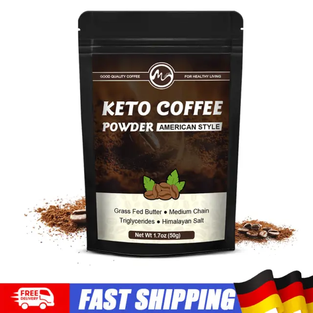 Keto Coffee Powder - Gewichtsverlust Fettverbrennung Soft Drinks Appetitzügler