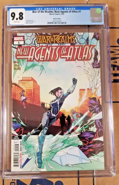 Marvel Comics War of the Realms New Agents of Atlas #1 3rd Print! CGC 9.8!