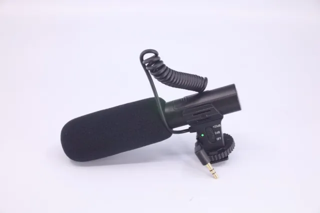 Video Microphone for DSLR Shotgun Mic for Canon, Nikon, Sony, Fuji, Panasonic