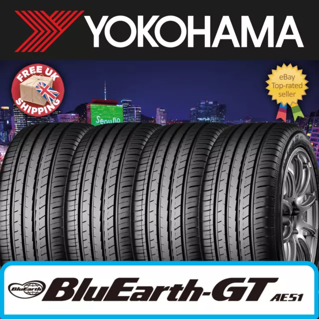 X4 235 40 19 96W XL YOKOHAMA BluEarth-GT AE51 TOP QUALITÄT REIFEN 235/40R19