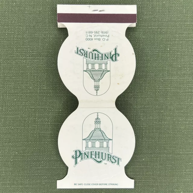 VINTAGE MATCHBOOK PINEHURST Golf Course Resort North Carolina Matches
