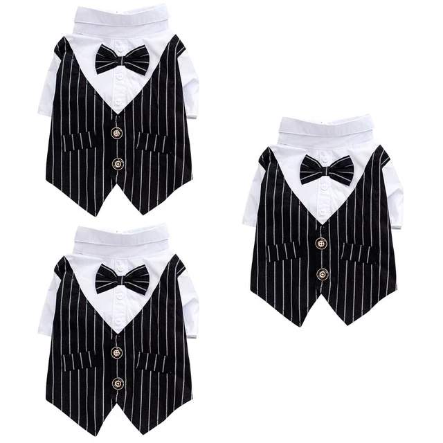 suit 3x Welpen Hochzeit Anzug Welpen Formale Kostüm Hund Formale Smoking