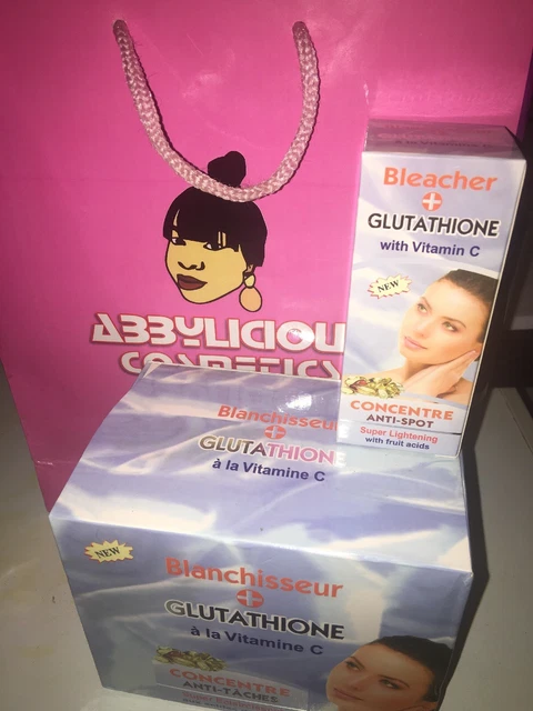 bleacher glutathione with vitamin c BLEACHER GLUTATHIONE WITH Vitamin C Serum (Lighten And Whitening Of The  Skin) £19.99