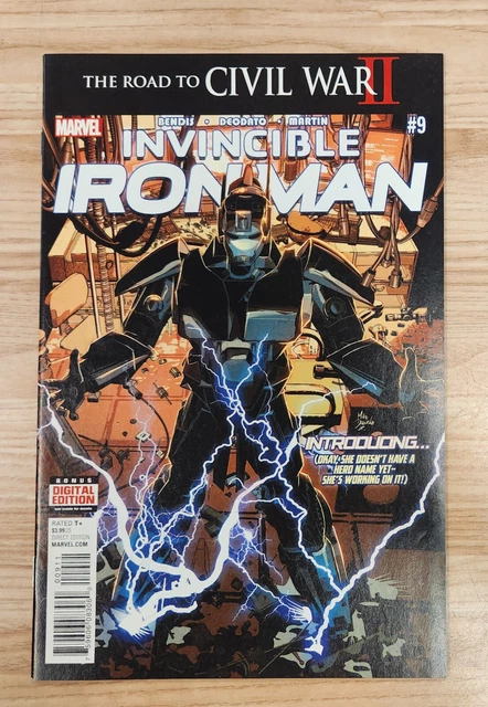 INVINCIBLE IRON MAN #9 1st Print 1st Full App. Riri Williams 2016 NM