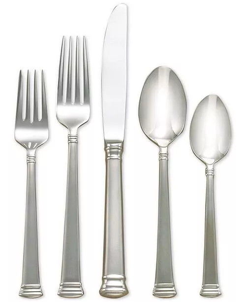 Lenox Eternal 5-Piece Stainless Steel Flatware Place Setting New