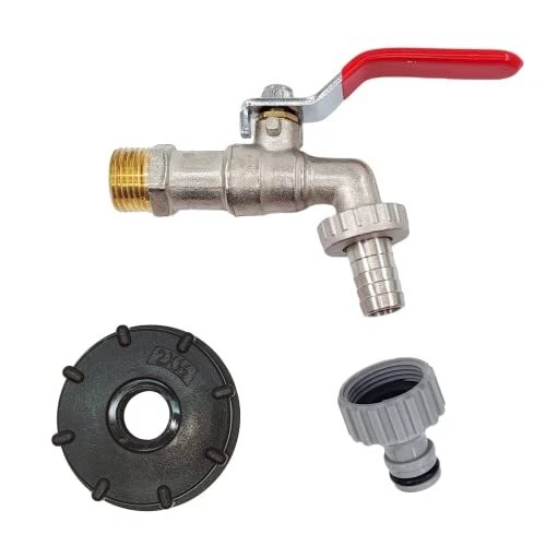 CSPone IBC 1000L Réservoir d'eau Robinet Accessoires Robinet d'écoulement Rés...