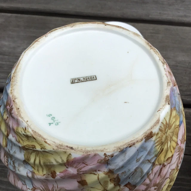 Antike viktorianische um 1889 Paar Pot Pourri Ingwer Gläser inkl. Innendeckel - ein AF 10