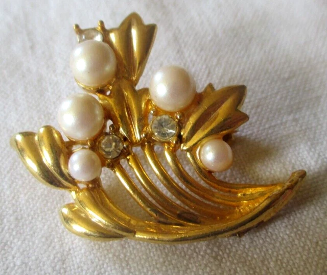 Broche oiseau vintage en strass : épinglette figurative avec Broche oiseau vintage en strass : épinglette figurative avec
