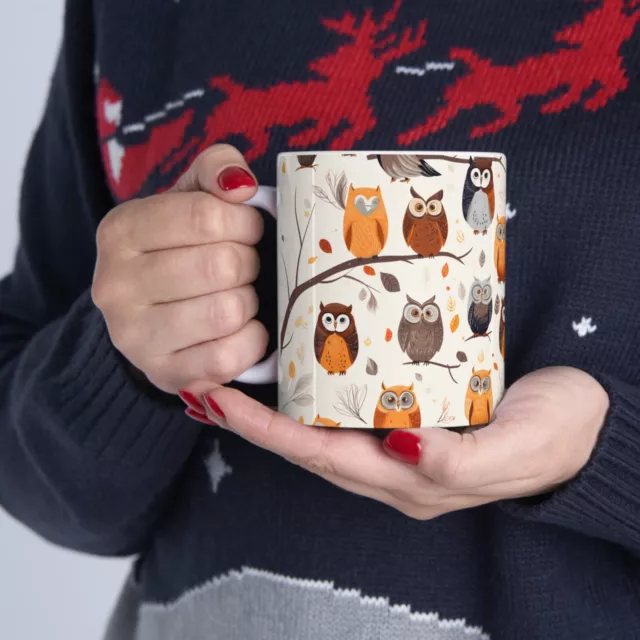 Owl Ceramic Mug 11oz