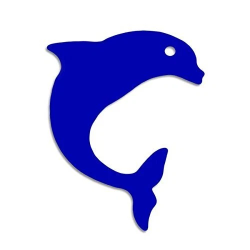 Rollo Completo De 1000 Pegatinas De Bronceado De Delfines