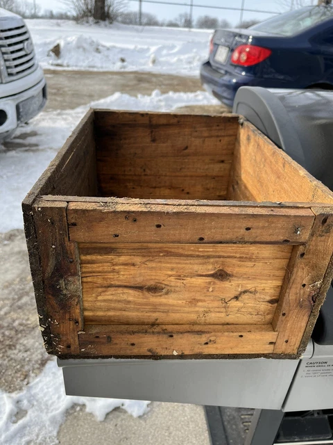 Vintage Atlas Powder Co Electric Blasting Caps Wood Crate Box Mining Explosives 5