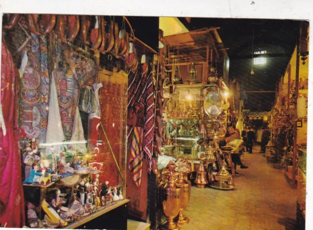 Istanbul Grand Bazaar Turkey Postcard unused VGC
