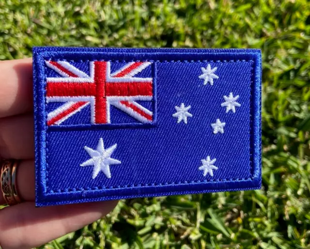 Australian National Flag - Army, ADF, Military,Australia,Aussie,- Hook & Loop
