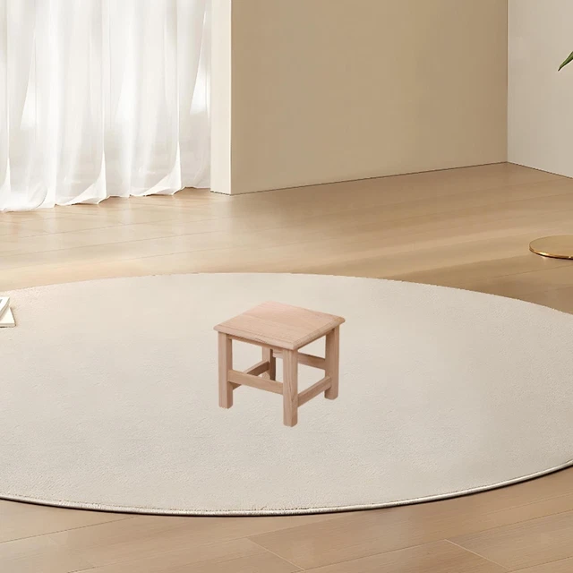 Générique Repose-Pieds Vintage en Bois Massif, Petit