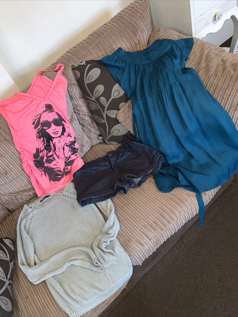 Mini abito da donna Topshop taglia 6 8 pantaloncini maglione top
