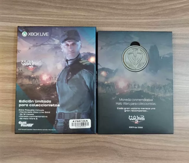 Halo Wars 2 Commemorative Promo Coin Limited Edition Game Planet Mexico X Box