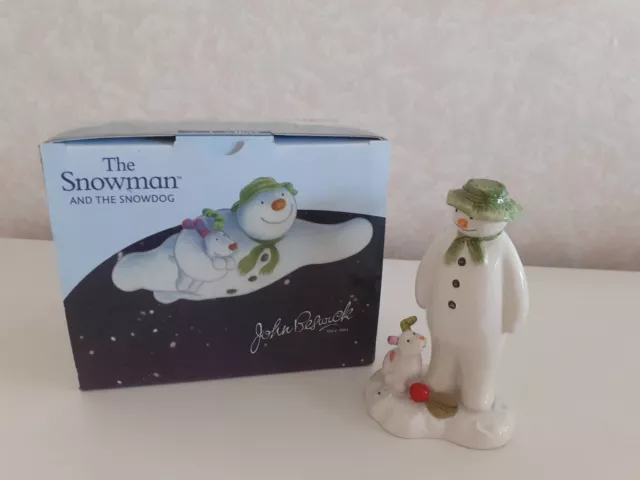 Beswick Snowman and the Snowdog - JBS11 Boxed - Please Read Description