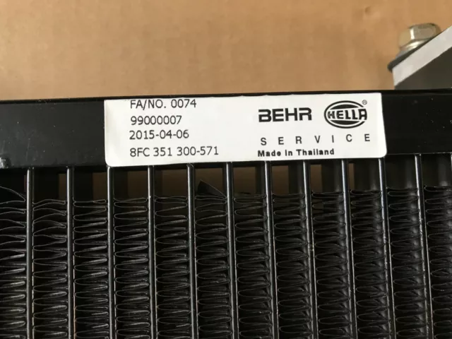 BEHR HELLA 8FC 351 300-571 99000007 Klimakondensator Klimaanlage ohne Trockner