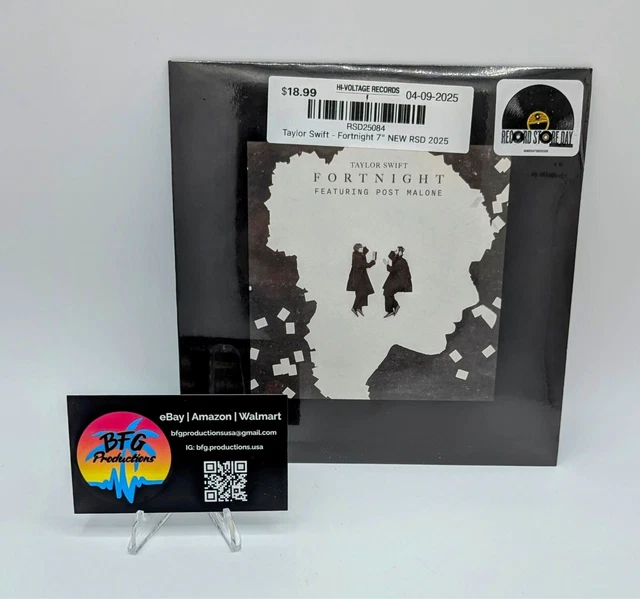 TAYLOR SWIFT - FORTNIGHT - 7inch Vinyl - Fortnite - Record