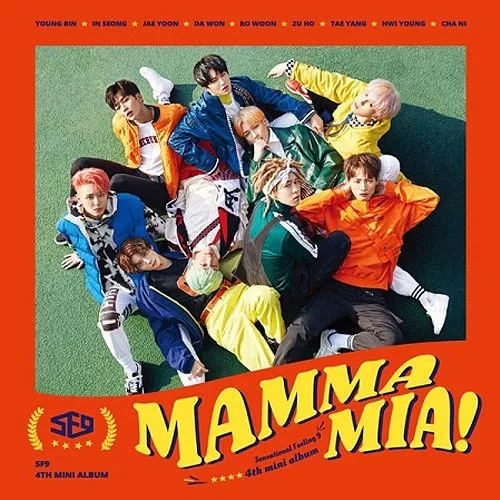 SF9 [MAMMA MIA] 4th Mini Album CD+Foto Buch+Cover+Ticketkarte+Foto Karte SEALED