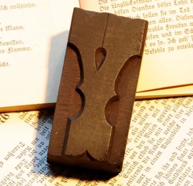 Letter "Y" fancy rare decorative wood type character letterpress printing block