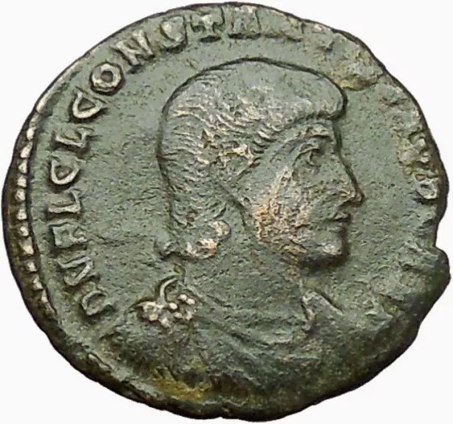 CONSTANTIUS GALLUS 351AD Roman  Ancient Coin BATTLE Soldier Horse man  i34926