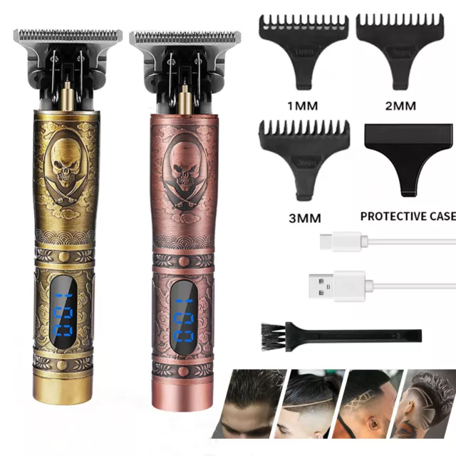 Hair Clippers with Trimmer Kit Hair Cutting Wireless Machine Barber LED Display