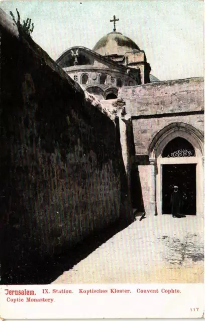 CPA AK IX Station Koptisches Kloster. ISRAEL JERUSALEM (761183)