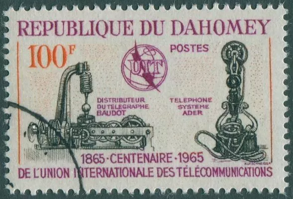 Dahomey 1965 SG223 100f ITU FU